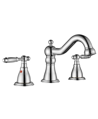 Phying Bathroom Faucet For bathroom Sink With Two Handles And Supply Lines