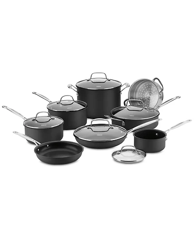 Cuisinart Chef's Classic Hard-Anodized 14-Pc. Cookware Set