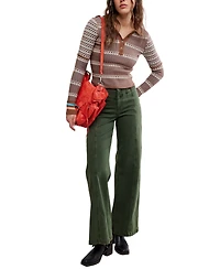 Free People Women's Level Up Long-Sleeve Henley Top