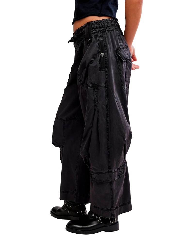 Free People Women's Onset Mid-Rise Parachute Pants