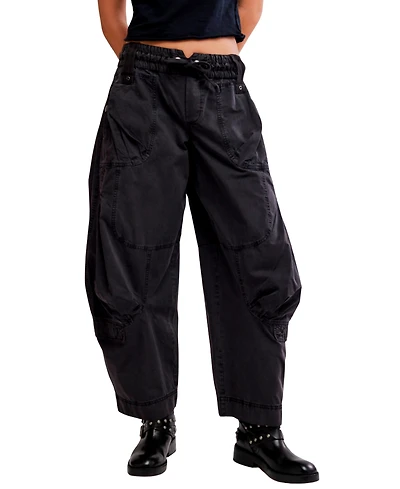Free People Women's Onset Mid-Rise Parachute Pants