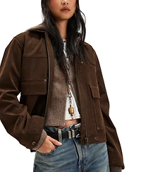 Free People Women's Boxy Collared Neck Jacket