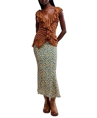 Free People Women's Bonita Printed Maxi Skirt