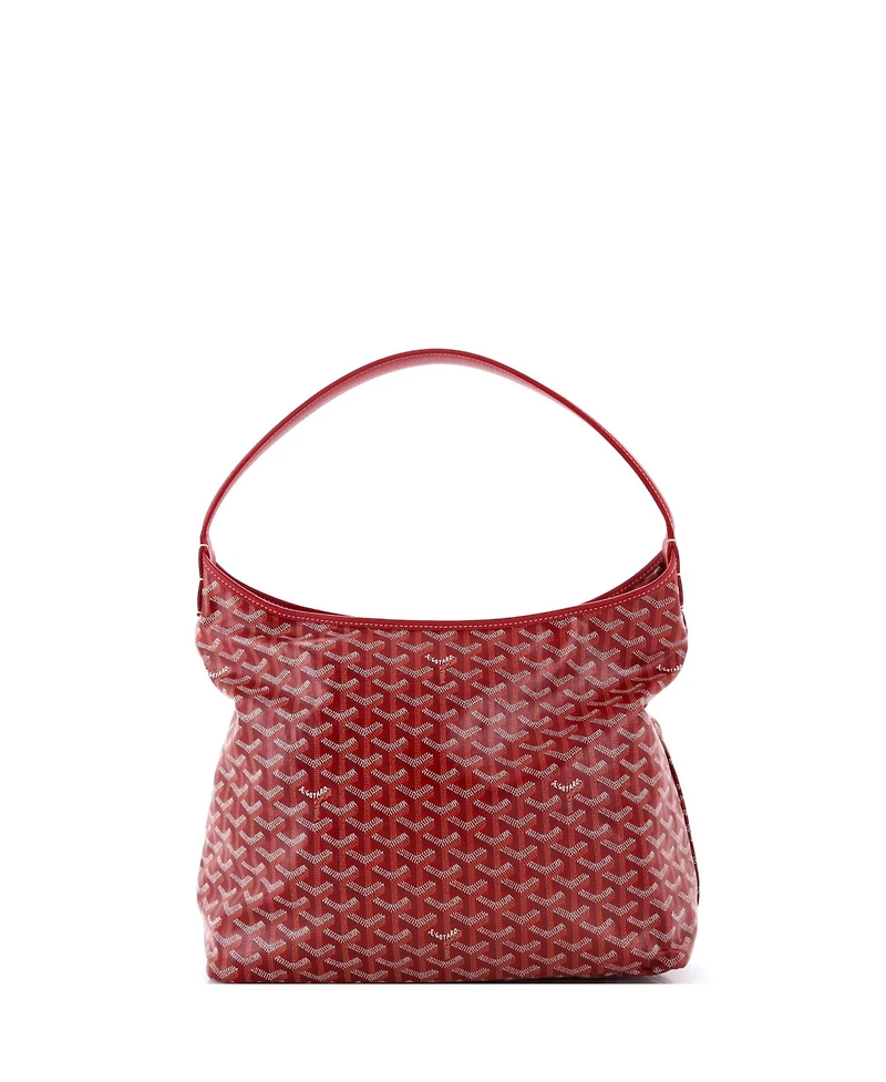 Pre-Owned Goyard Boheme Hobo Printed Coated Canvas