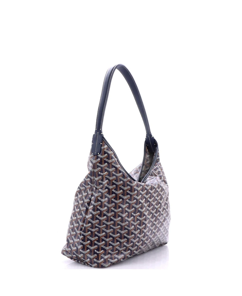 Pre-Owned Goyard Boheme Hobo Printed Coated Canvas