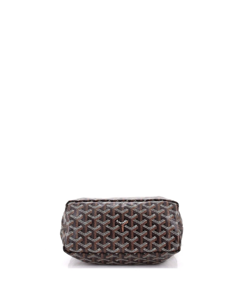 Pre-Owned Goyard Mini Boheme Hobo Coated Canvas