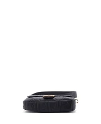 Pre-Owned Fendi Medium Baguette Nm Bag Zucca Embossed Leather