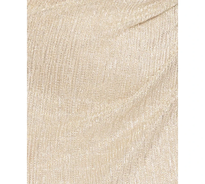B&A By Betsy and Adam Women's Flutter-Sleeve V-Neck Ball Gown