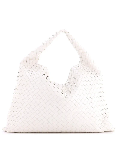 Pre-Owned Bottega Veneta Large Hop Hobo Intrecciato Leather