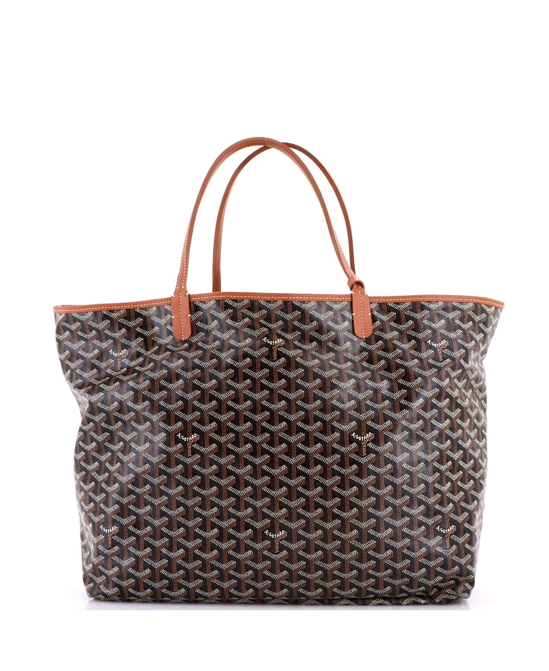 Pre-Owned Goyard Gm Saint Louis Tote Printed Coated Canvas