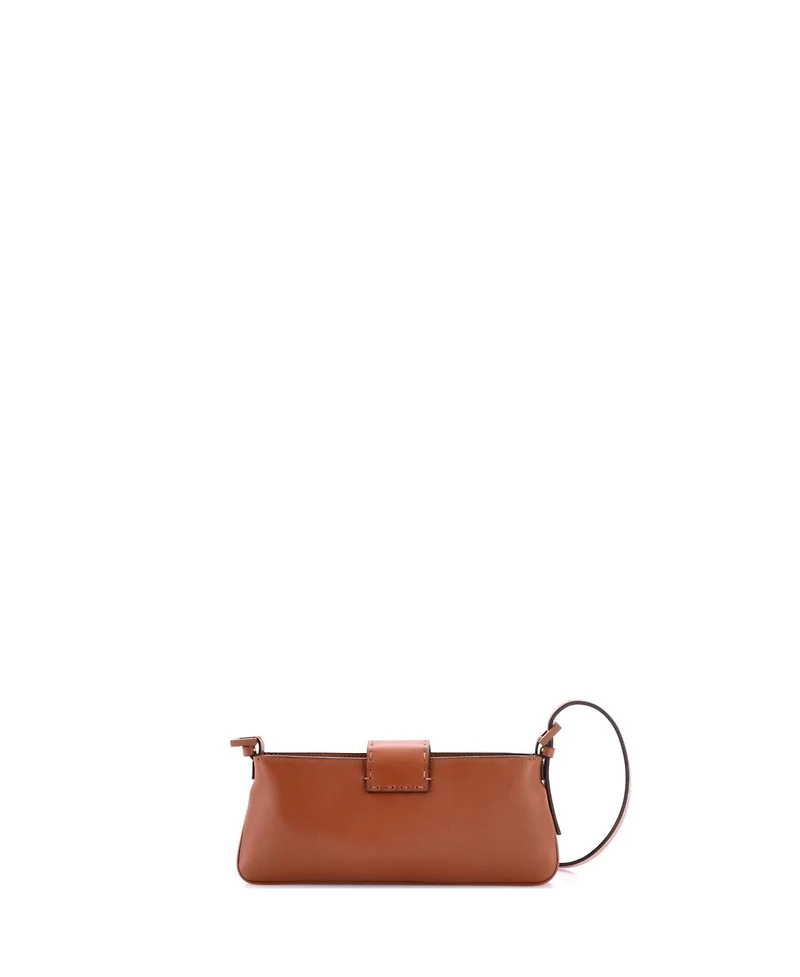 Pre-Owned Fendi Mini Baby B. Shoulder Bag Leather