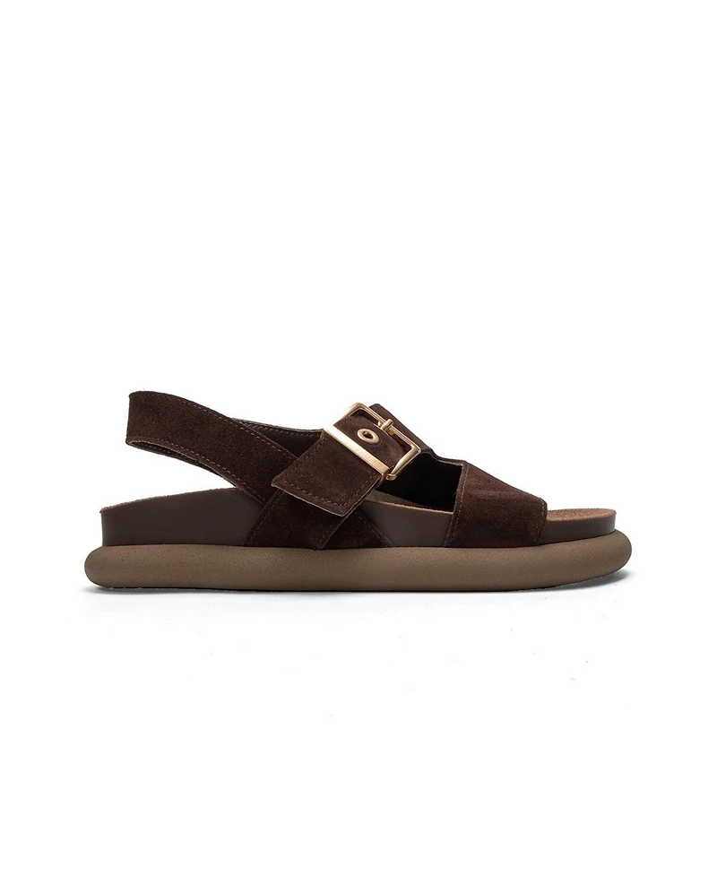 Forever & Always Shoes Women's Jalven Leather Sandal