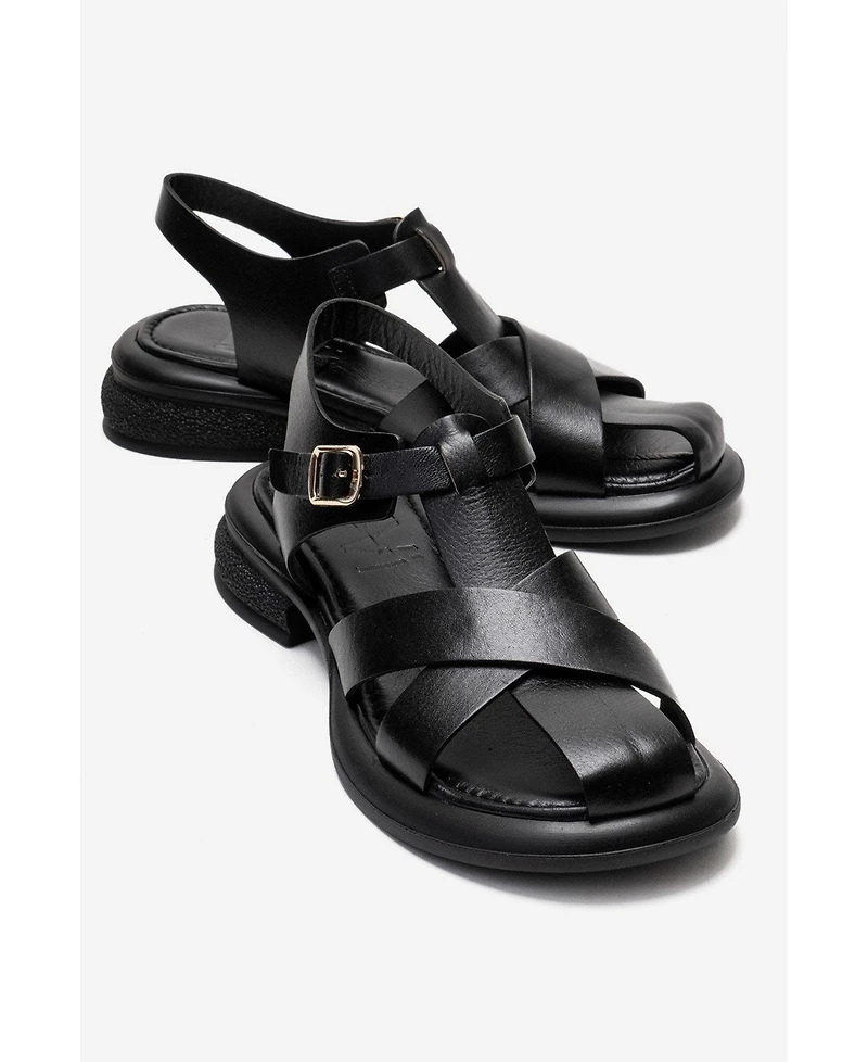 Forever & Always Women's Shoes Guido Leather Sandal