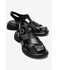 Forever & Always Women's Shoes Guido Leather Sandal