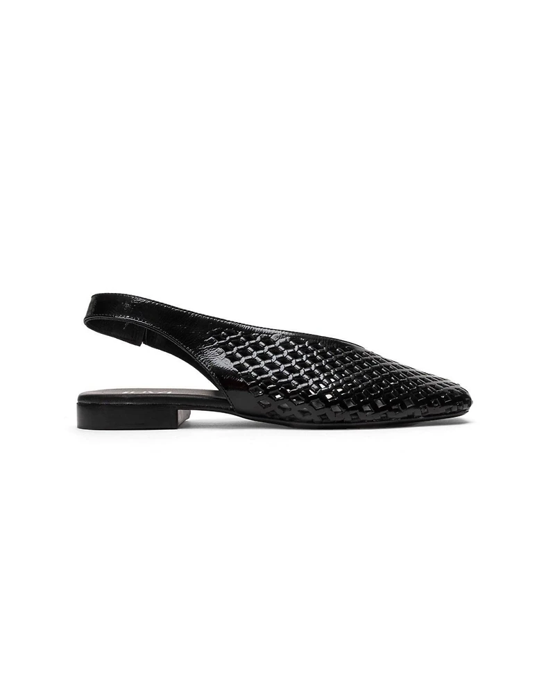 Forever & Always Shoes Women's Delizia Leather Slingback Shoe