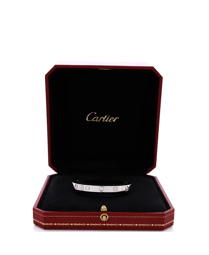 Pre-Owned Cartier Love 1 Diamond Cuff Bracelet