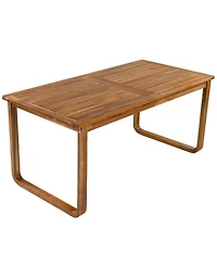 Streamdale Furniture 7-Piece Patio Dining Set with Removable Cushions