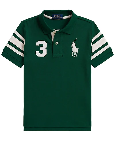 Polo Ralph Lauren Boys' 2T-7 Big Pony Cotton Mesh Polo Shirt