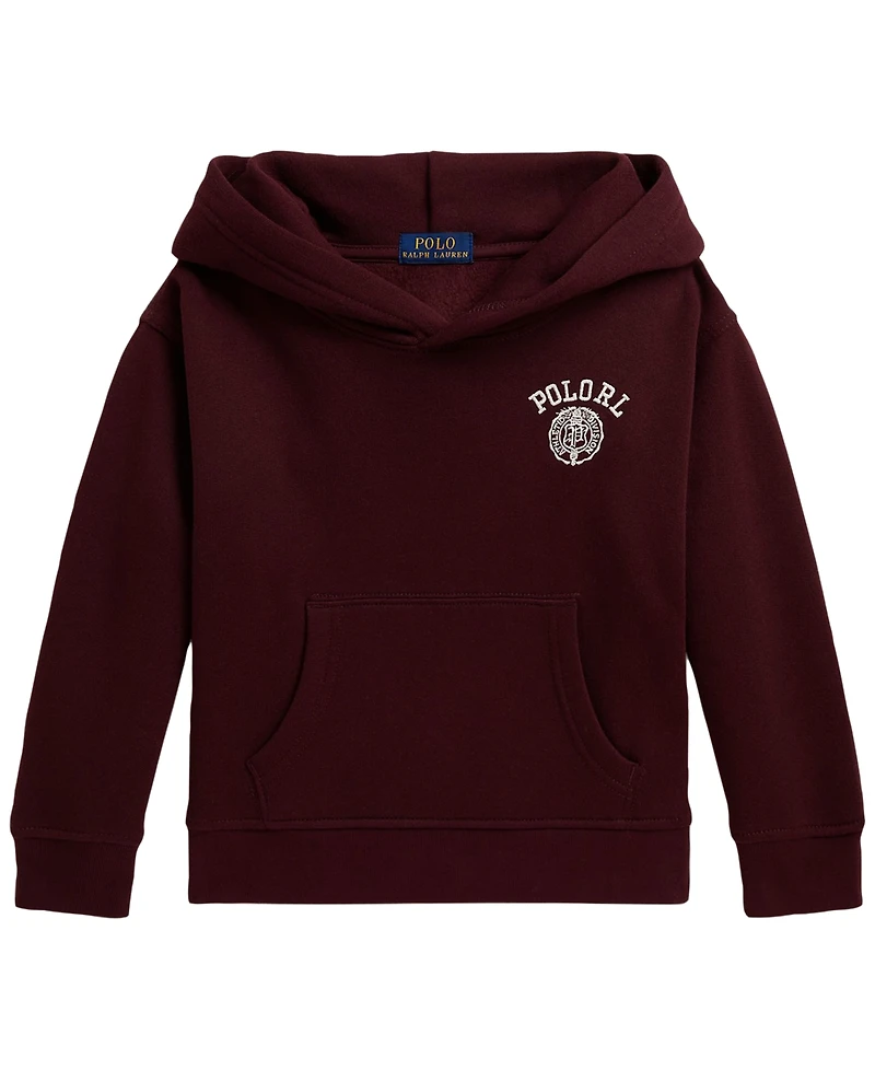 Polo Ralph Lauren Boys' 2T-7 Big Fit Logo Fleece Hoodie