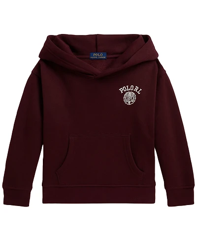 Polo Ralph Lauren Boys' 2T-7 Big Fit Logo Fleece Hoodie