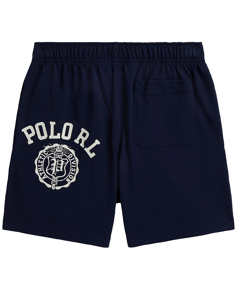 Polo Ralph Lauren Boys' 8-20 Cotton Jersey Graphic Shorts