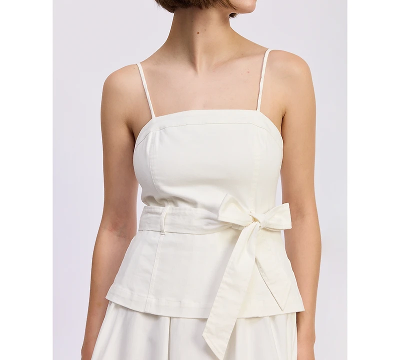 En Saison Women's Samantha Corset Mixed Media Dress