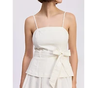 En Saison Women's Samantha Corset Mixed Media Dress