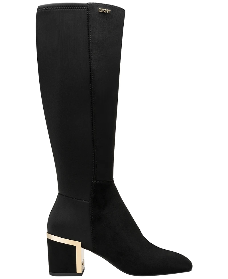 Dkny Women's Kalevi Tall Block Heel Boots