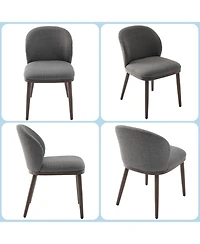 gaomon Upholstered Ergonomic Dining Chairs Set