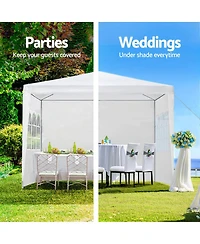 Streamdale Furniture Outdoor Garden Gazebo Wedding Party Tent Canopy 6 Removable Sidewalls
