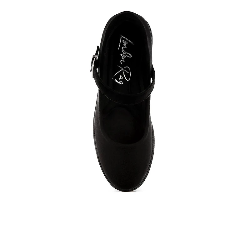 London Rag Women's Stivah Block Heel Mary Janes