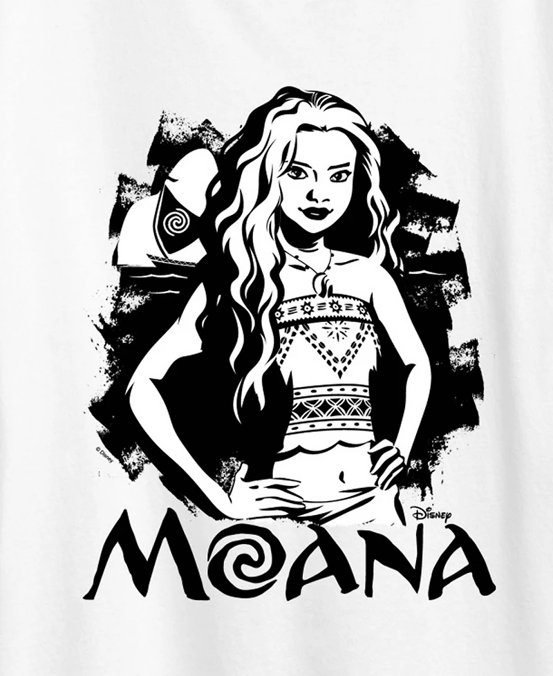 Hybrid Apparel Plus Moana Ink Splatter Graphic T-Shirt