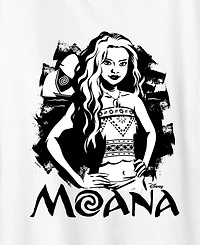 Hybrid Apparel Plus Moana Ink Splatter Graphic T-Shirt