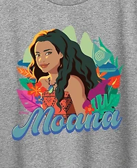 Hybrid Apparel Plus Moana Floral Short-Sleeve T-Shirt