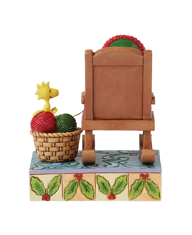 Jim Shore Peanuts Snoopy in Rocking Chair Figurine
