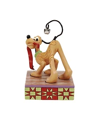 Jim Shore Disney Traditions Fig Pluto Christmas Bell on Tail