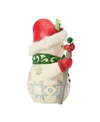 Jim Shore Heartwood Creek Fig Snowman with Bird