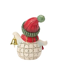 Jim Shore Heartwood Creek Fig Snowman with Bell