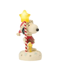 Jim Shore Peanuts Fig Snoopy with Light Up Star