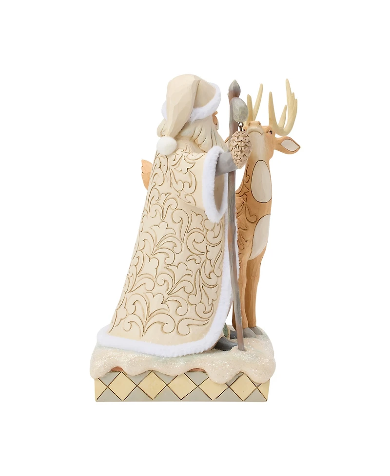 Jim Shore Heartwood Creek Woodland Santa with Deer Figurine