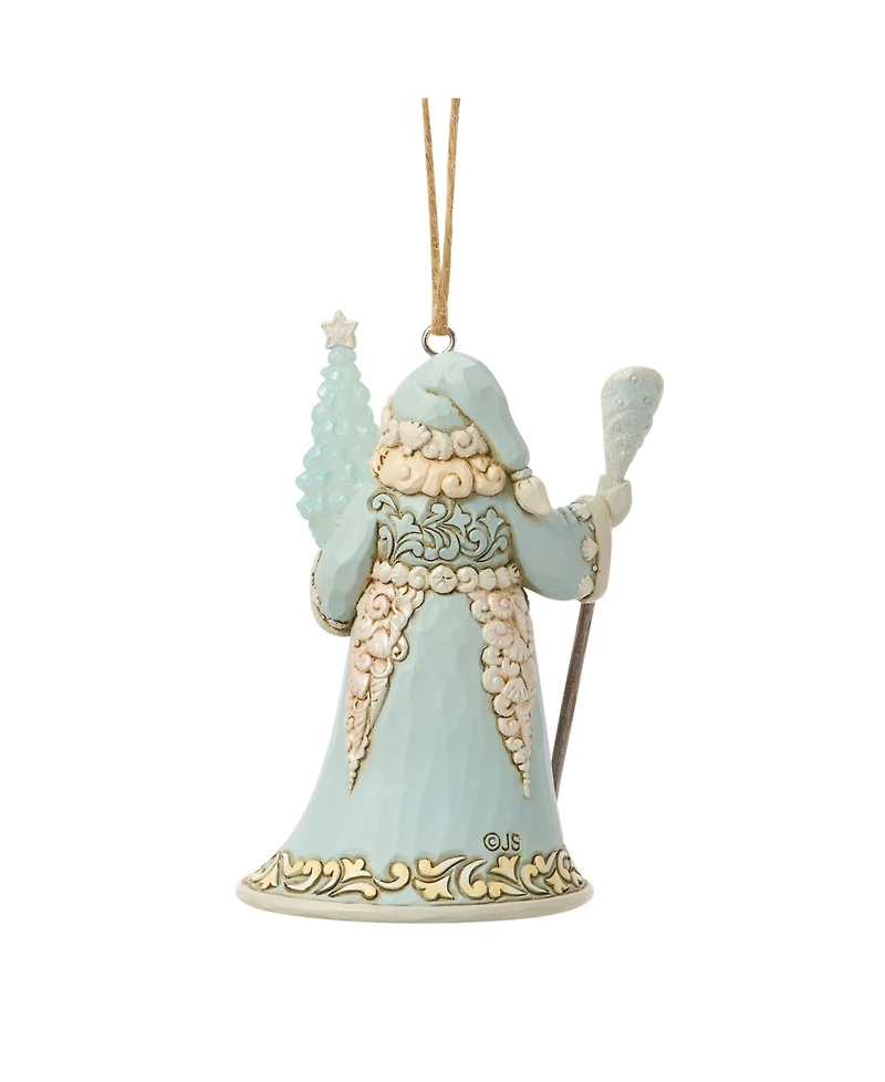 Jim Shore Heartwood Creek Coastal Santa with Sea glass