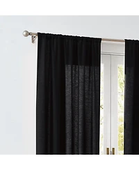 Cannon Percale 200 Thread Count Solid 100% Cotton Drape Pair 2 Piece Window Curtain