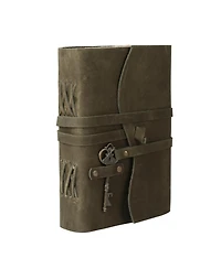 Gnuadz Leather Journal Deckle Edge Paper Vintage Key Handmade Notebook Diary Sketch Writing Pad
