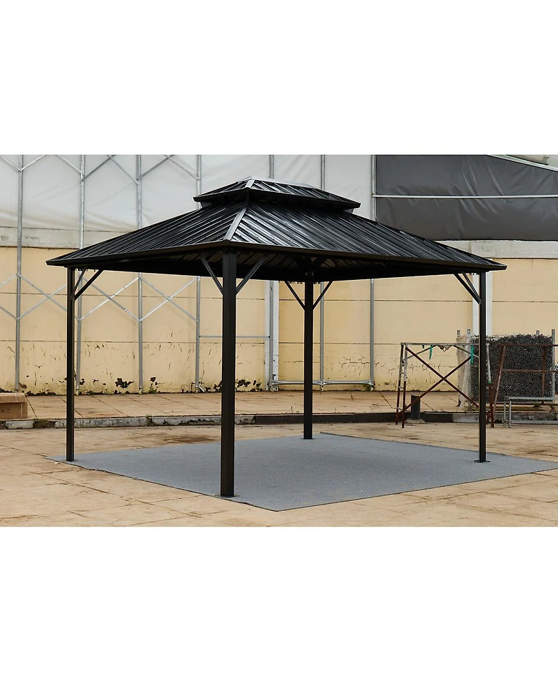 Streamdale Furniture steel tile double-roof pavilion gazebo