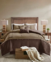 Madison Park Boone Microsuede 7-Pc. Comforter Set