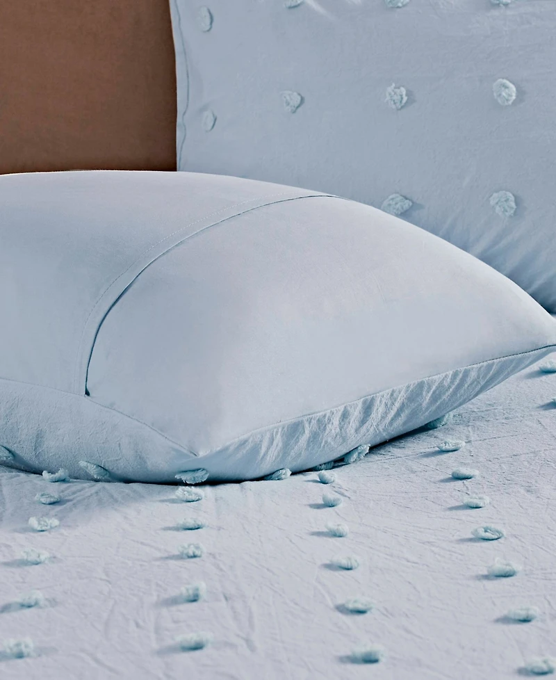 Intelligent Design Brooklyn Jacquard Cotton 7-Pc. Duvet Cover Set, Full/Queen