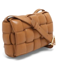 Pre-Owned Bottega Veneta Women's Padded Cassette Intreccio Leather Shoulder Bag