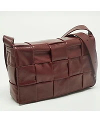 Pre-Owned Bottega Veneta Women's Cassette Intrecciato Leather Shoulder Bag