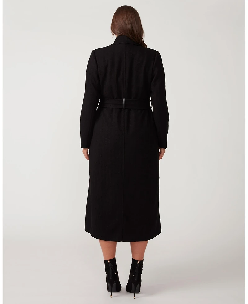 Estelle Charmed Robe Black Long Below Knee Coat