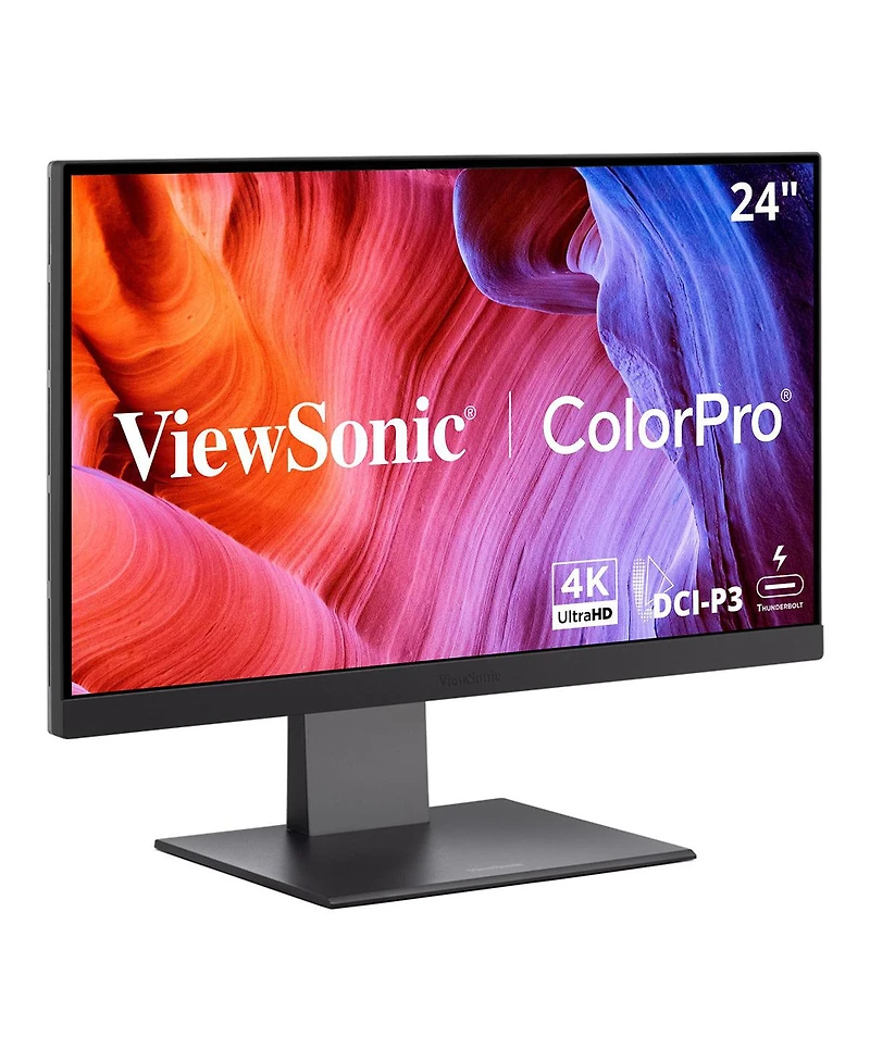 ViewSonic ColorPro VP2488-4K 23.8" 16:9 4K Usb-c Ips Led Monitor